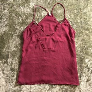 Maroon | Tank Top | Charlotte Russe | XS